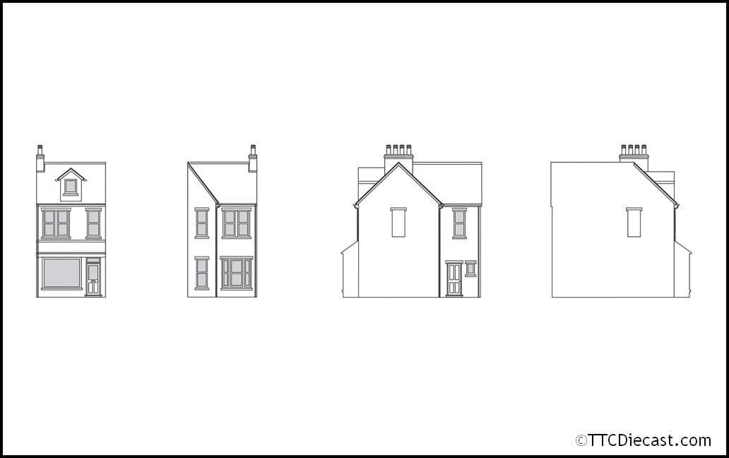 Hornby R7361 Parkers Newsagents, OO Gauge