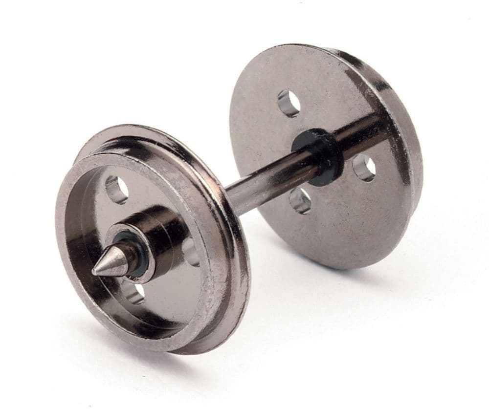 Hornby R8097 Disc Wheels(3 Hole)/Axles (10 Sets)