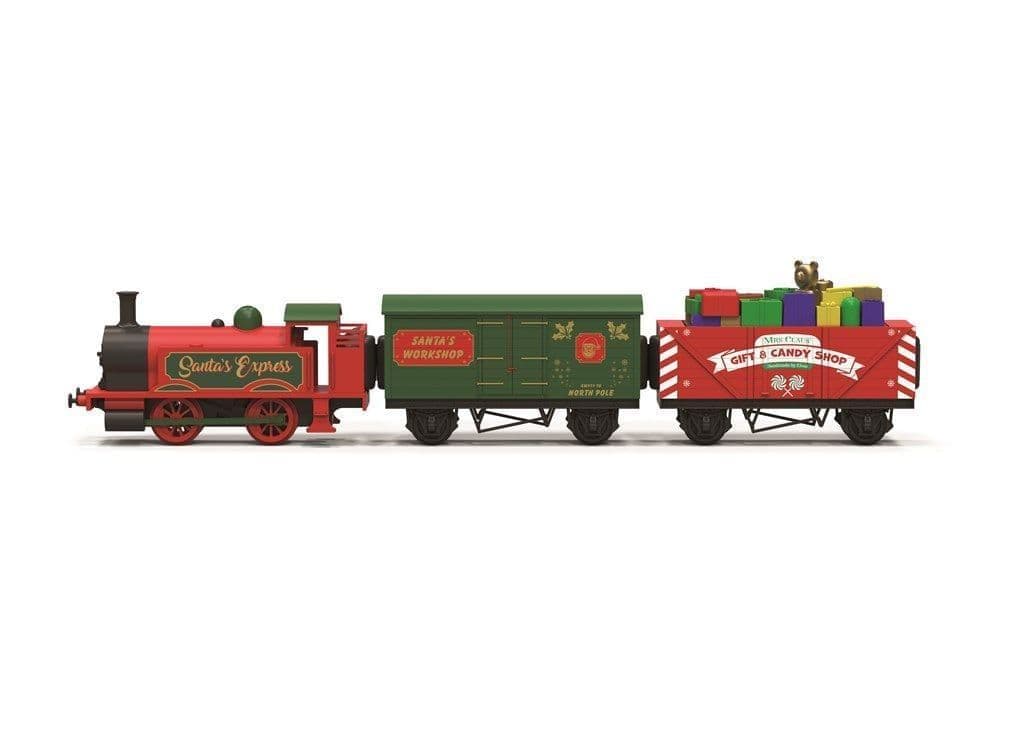 Hornby R9363M Santas Express Rechargeable Battery Operated Train Set, OO Gauge