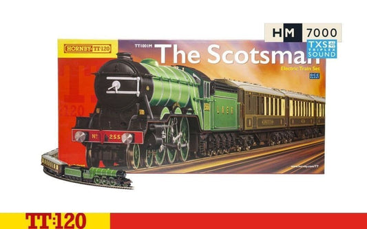 Hornby TT1001TXSM The Scotsman Digital Train Set - Era 4 (Sound Fitted) TT Gauge