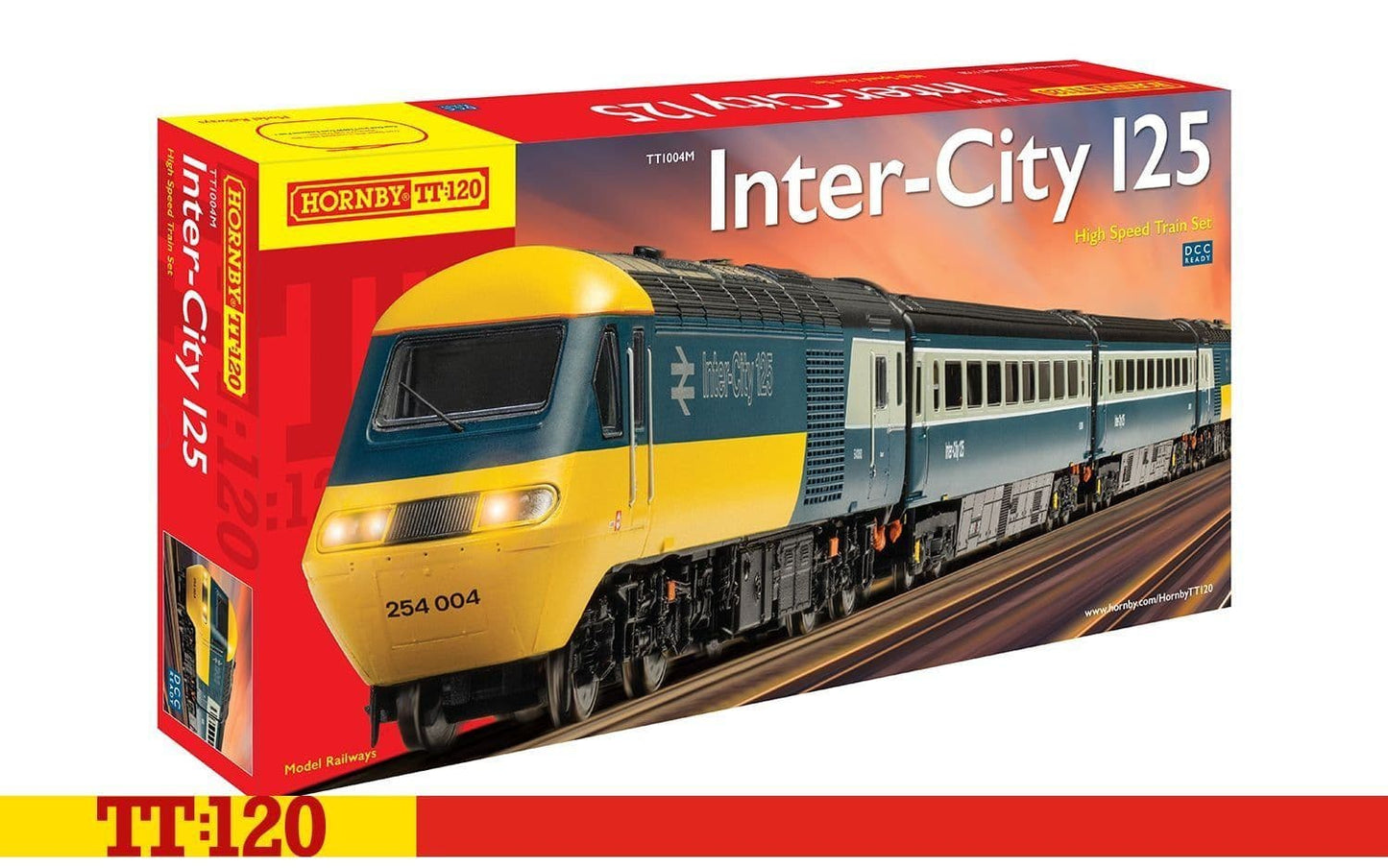 Hornby TT1004M Intercity 125 High Speed Train Set, TT120 Gauge