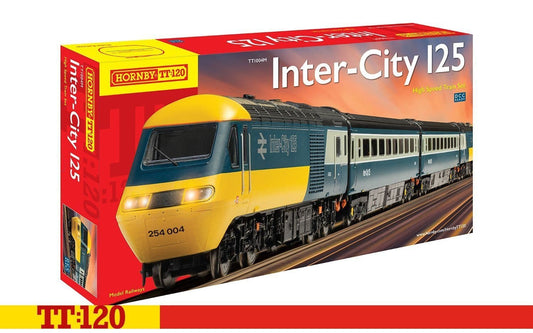Hornby TT1004M Intercity 125 High Speed Train Set, TT120 Gauge