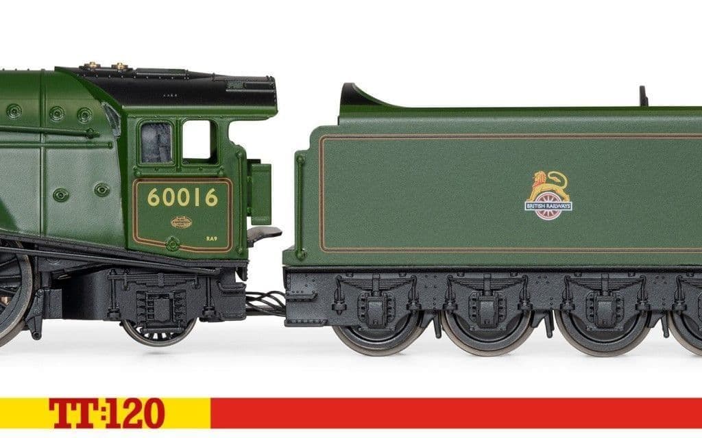 Hornby TT3008M BR Class A4 4-6-2 60016 'Silver King' - Era 4 TT Gauge