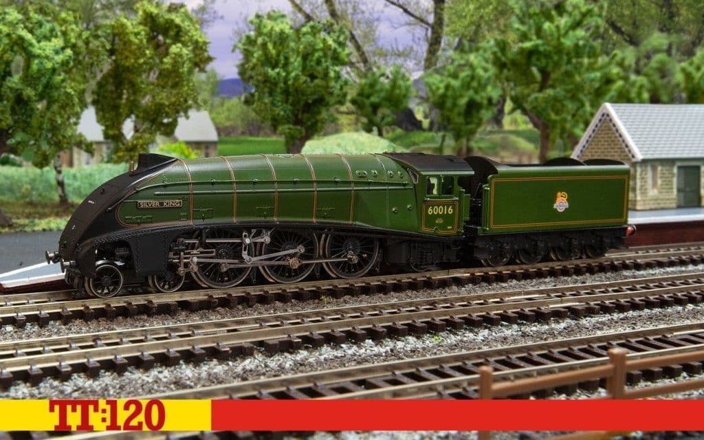 Hornby TT3008M BR Class A4 4-6-2 60016 'Silver King' - Era 4 TT Gauge