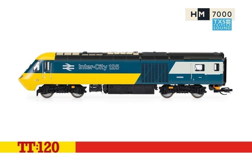 Hornby TT3021TXSM BR Class 43 HST Digital Train Pack (Sound Fitted) - TT120 Gauge LAST ONE