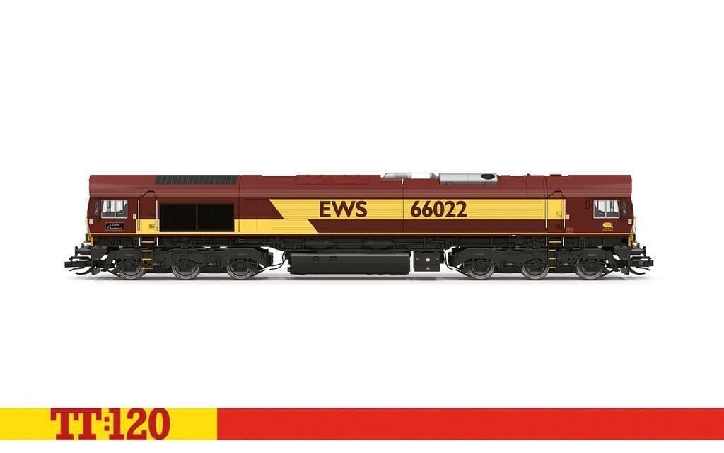 Hornby TT3030M EWS Class 66 Lafarge Charnwood 66022 1/120 Scale *PRE ORDER £143.99*
