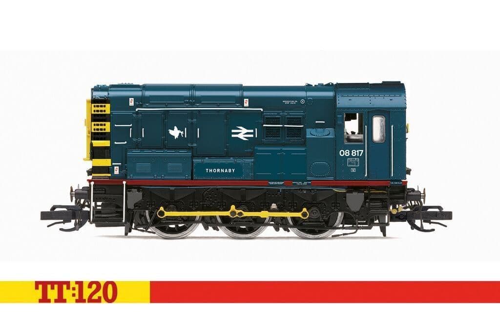 Hornby TT3033M BR Class 08 0-6-0 08817 1/120 Scale *PRE ORDER £134.99*