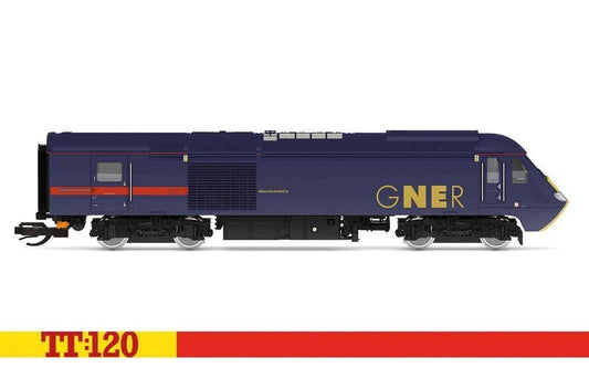 Hornby TT3047M GNER Class 43 HST Train Pack 43120 + 43115 1/120 Scale *PRE ORDER £215.99*