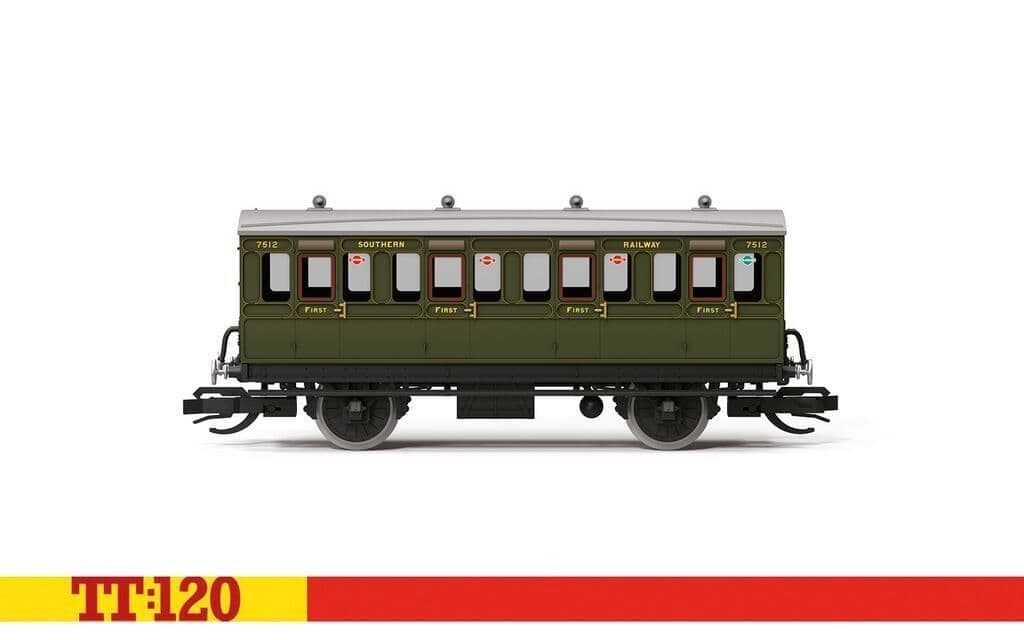 Hornby TT4051 SR 4 Wheel Coach 1st Class 1/120 Scale