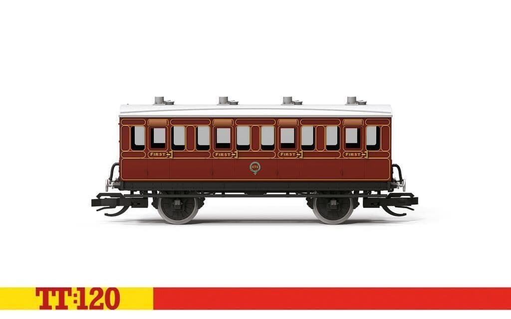 Hornby TT4055 LB&SCR 4 Wheel Coach 1st Class 1/120 Scale