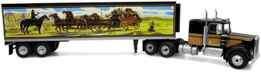 Iconic Replicas 640670 Kenworth W900A w/ Trailer: Bandit Trucking 1977 1:64 Scale *PRE ORDER £89.09*