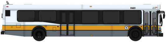 Iconic Replicas 870643 New Flyer D40LF Transit Bus: MBTA Boston 1:87 Scale *PRE ORDER £50.39*
