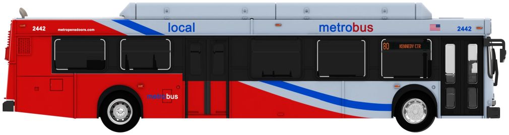 Iconic Replicas 870647 New Flyer C40LF Transit Bus: MWATA Washington 1:87 Scale *PRE ORDER £50.39*