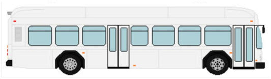Iconic Replicas 870675 Gillig BEB Transit Bus: Blank White 1:87 Scale *PRE ORDER £50.39*