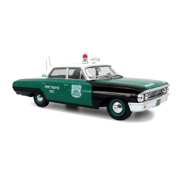 Iconic Replicas 430548 Ford Galaxie 500 Police Car: New York City Police Dept 1964 1:43 Scale