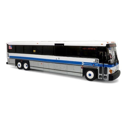 Iconic Replicas 500538 MCI D4500CT Coach, MTA New York City ABS Plastic, 1:50 Scale