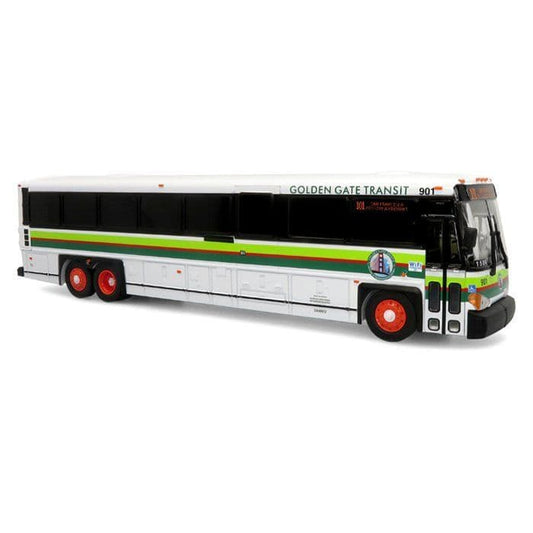 Iconic Replicas 500540 MCI D4500CT Coach: Golden Gate ABS Plastic 1/50 Scale - PRE ORDER £85.49