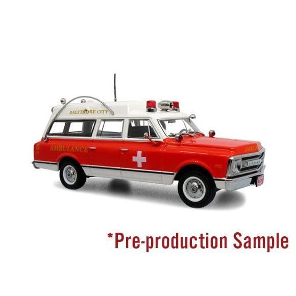 Iconic Replicas 500550 Chevrolet C-10 Ambulance: Baltimore City 1:50 Scale - PRE ORDER £103.49