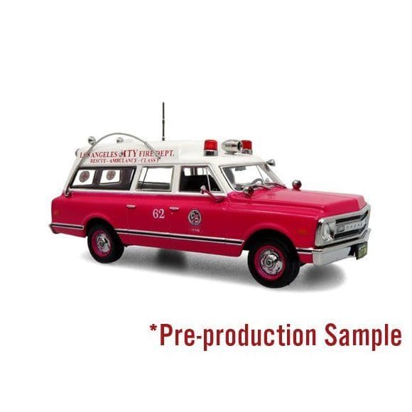 Iconic Replicas 500586 Chevrolet C-10 Ambulance Los Angeles 1:50 Scale - PRE ORDER £103.49