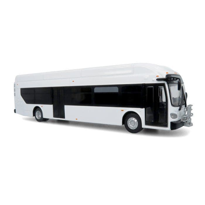 Iconic Replicas 640427 NFI Xcelsior XN40 Transit Bus Blank White, 1:64 Scale *LAST ONE*