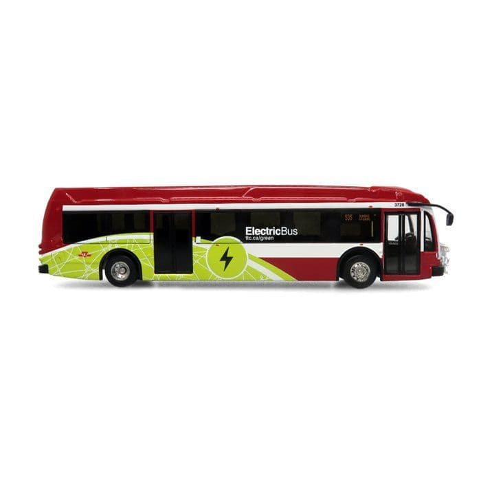 Iconic Replicas 870304 2021 Proterra ZX5 Electric Transit Bus: TTC Toronto Transit Commission, 1:87 Scale
