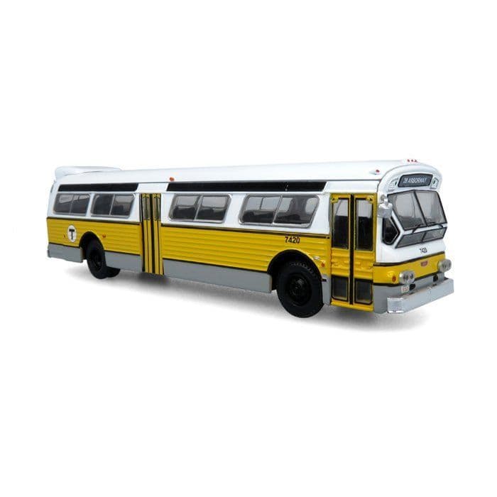 Iconic Replicas 870453 Flxible 53102 Transit Bus MBTA Boston 1:87 Scale