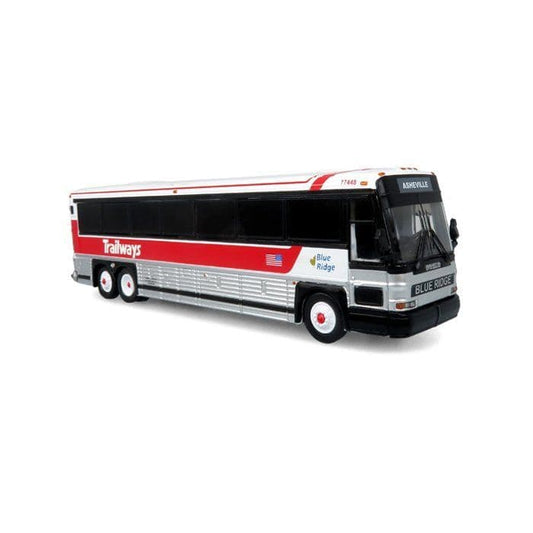 Iconic Replicas 870485 MCI D4000 Coach Blue Ridge Trailways - 1/87 Scale - PRE ORDER £46.79