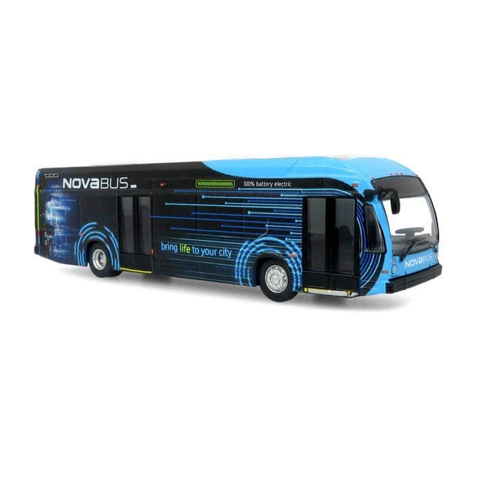 Iconic Replicas 870501 Nova Bus LFSD Transit Bus Corporate, 1:87 Scale *LAST FEW*