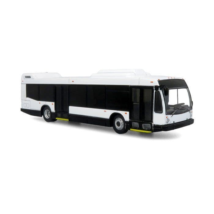 Iconic Replicas 870502 Nova Bus LFSD Transit Bus Blank White - 1:87 Scale