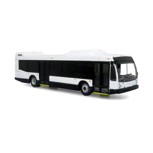 Iconic Replicas 870502 Nova Bus LFSD Transit Bus Blank White - 1:87 Scale