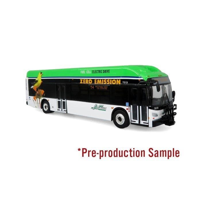 Iconic Replicas 870535 NFI Xcelsior Charge FC Transit Bus: AC Transit, 1:87 Scale