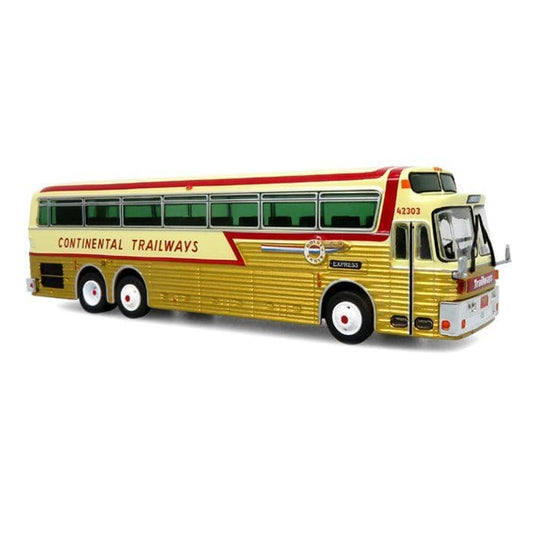Iconic Replicas 870545 Eagle Model 05 Coach 1971 Trailways Golden Eagle 1:87 Scale