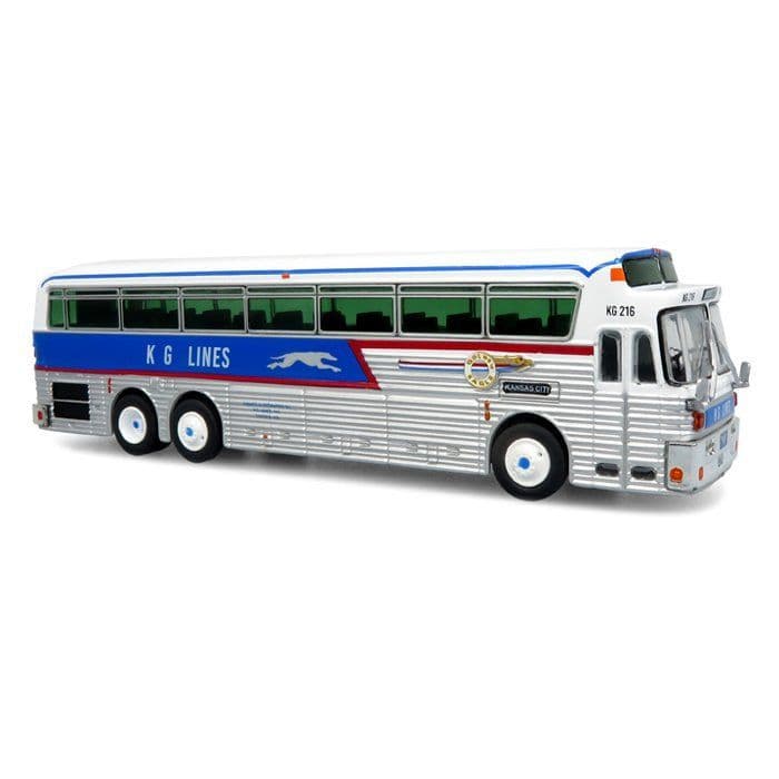 Iconic Replicas 870546 Eagle Model 05 Coach 1971: KG Lines Greyhound, 1:87 Scale *LAST FEW*