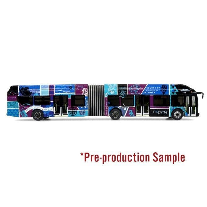 Iconic Replicas 870551 NFI Xcelsior XN60 Articulated Transit: AC Transit Tempo, 1:87 Scale