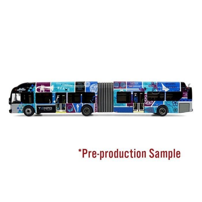 Iconic Replicas 870551 NFI Xcelsior XN60 Articulated Transit: AC Transit Tempo, 1:87 Scale