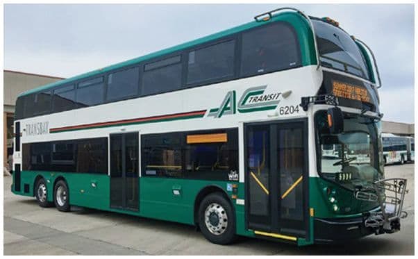 Iconic Replicas 870554 Alexander Dennis Enviro 500 Transit: AC Transit 1:87 Scale