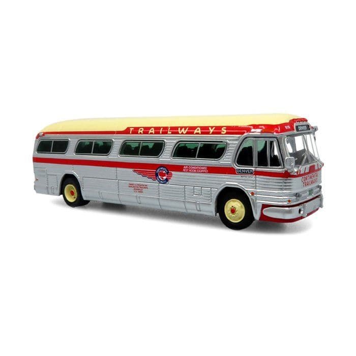 Iconic Replicas 870565 GM PD4104 Coach Continental Trailways. 1:87 Scale *LAST FEW*