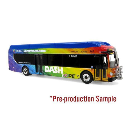 Iconic Replicas 870609 NFI Xcelsior XN40 Transit Bus: Dash Pride Livery  1:87 Scale *PRE ORDER £50.39*