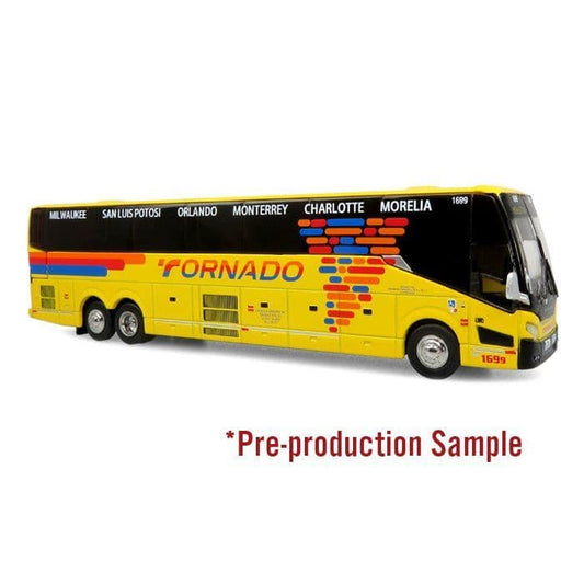 Iconic Replicas 870612 Prevost H3-45 Coach: Tornado  1:87 Scale *PRE ORDER £50.39*