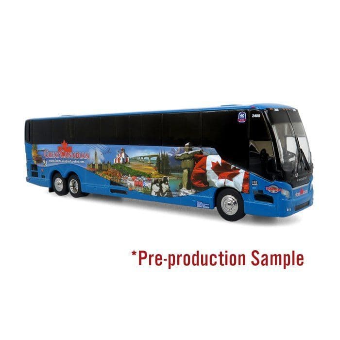 Iconic Replicas 870619 Prevost H3-45 Coach: Great Canadian  1:87 Scale *PRE ORDER £50.39*