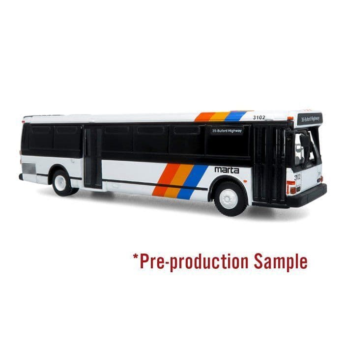 Iconic Replicas 870623 Grumman 870 Transit Bus: Marta Atlanta 1980  1:87 Scale *PRE ORDER £50.39*