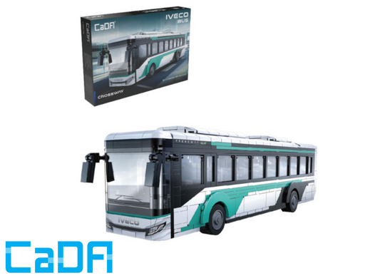 Cada C59007W Iveco Crossway Bus - brick kit model 832 pcs, 1:43 scale