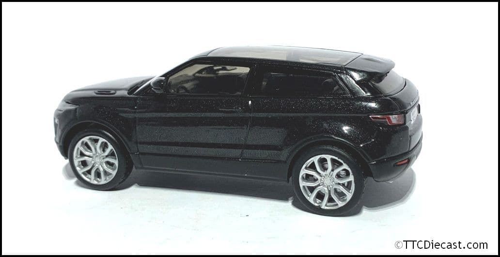 IXO LDDC961BKY Range Rover Evoque 3 Door Black, 1:43 Scale