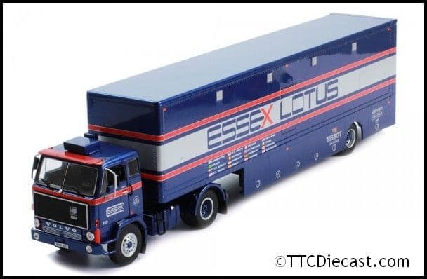 IXO TTR021 Volvo F89 Essex Lotus Race Transport,  1/43 Scale