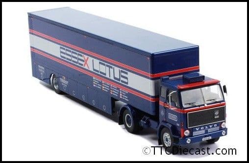 IXO TTR021 Volvo F89 Essex Lotus Race Transport,  1/43 Scale