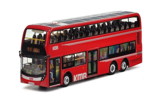 80m KMB2024003 KMB Kowloon Motor Bus Alexander Dennis Enviro500 facelift Rte 86c 1:76 Scale