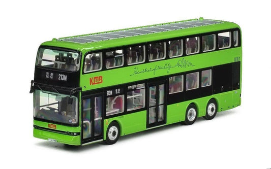 80m KMB2024005 KMB Kowloon Motor Bus BYD B12D Rte 213M 1:76 Scale
