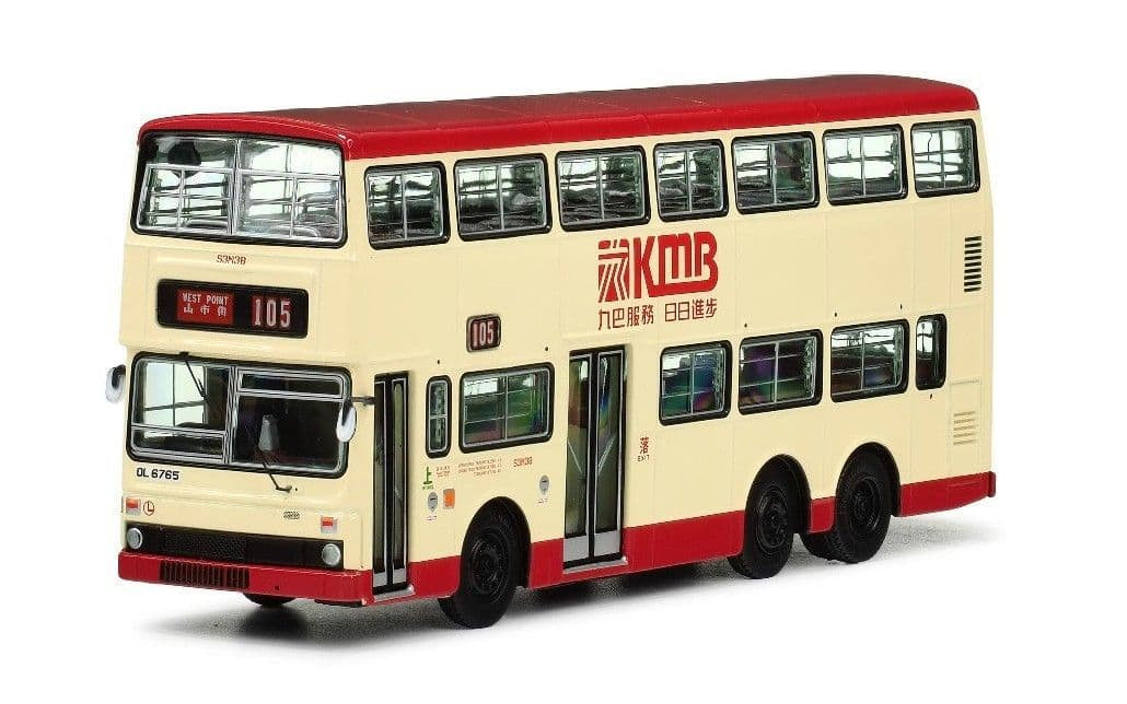 80m KMB2024013 KMB Kowloon Motor Bus MCW Metrobus 11m (Rte 105) 1:76 Scale