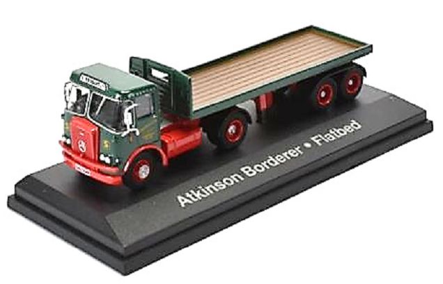 46491 ATLAS Stobart Atkinson Borderer with flatbed trailer Stobart