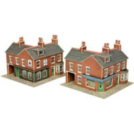Metcalfe PN116 N Gauge Corner Shop - Brick